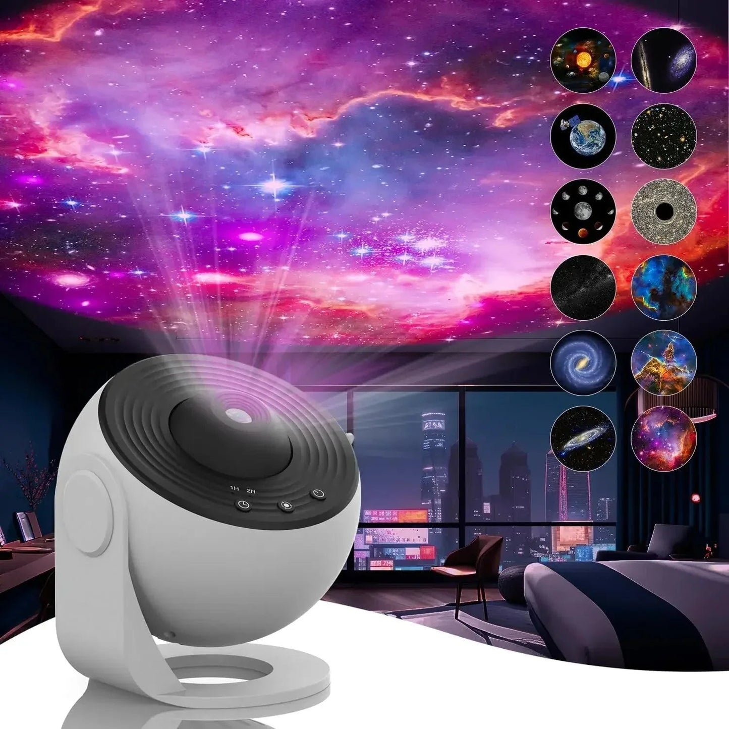 GalaxyLamp |  12-in-1 Starry Night Light Projector